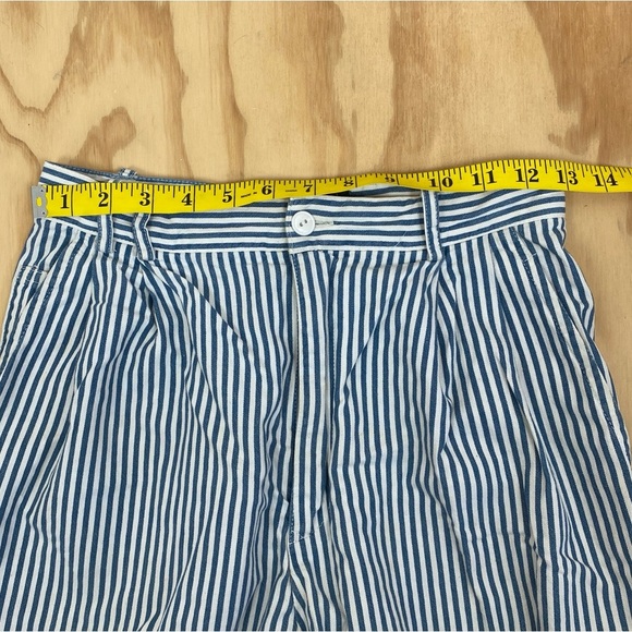 Vintage Ralph Lauren Country Pleated High-Waisted Hickory Stripe Pants - Picture 5 of 12